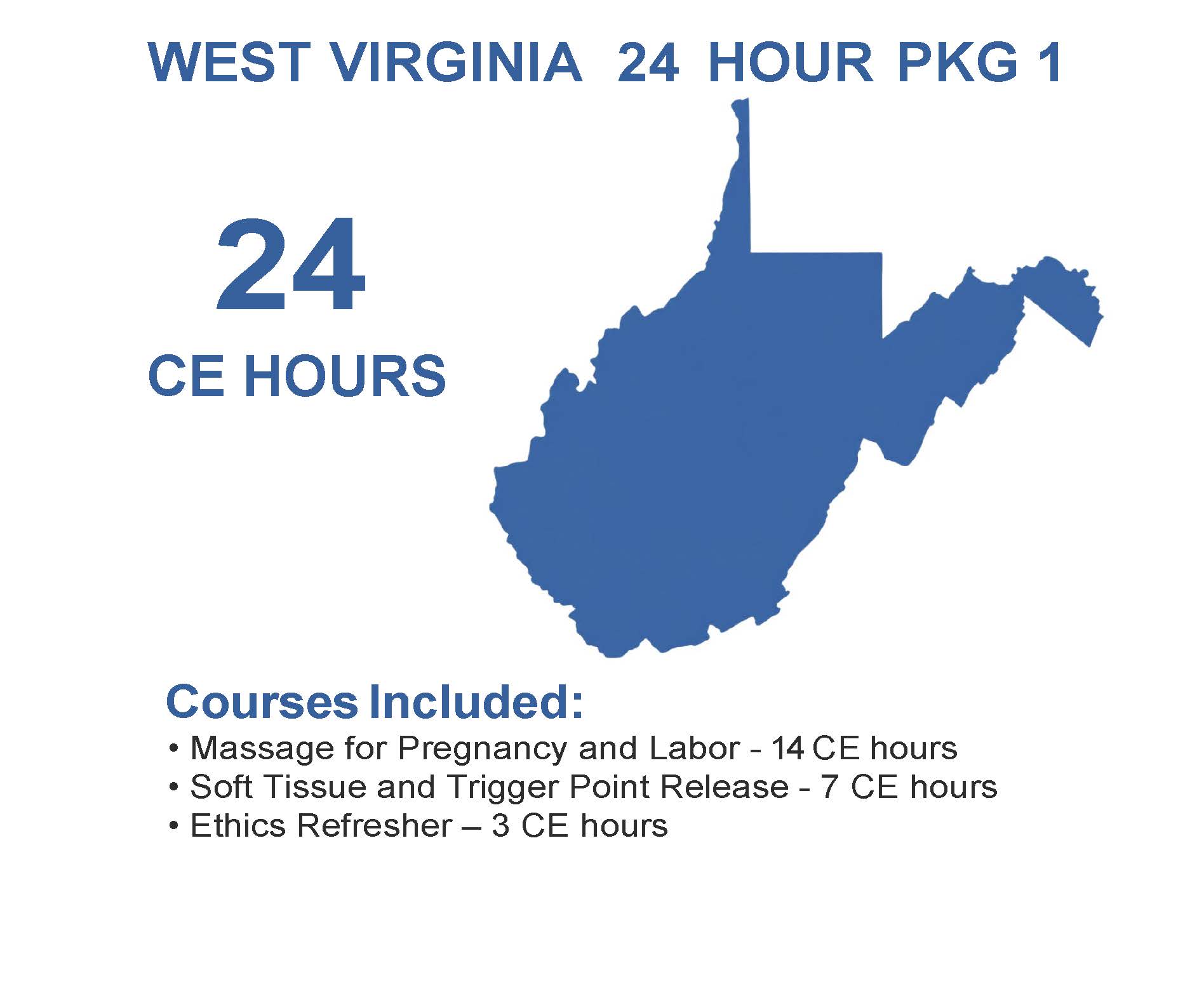West Virginia 24 Hour Package 1